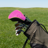 Couvre-club De Golf Neon Pink Champagne Pop Buble Wrap (In Situ)