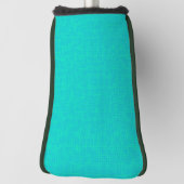 Couvre-club De Golf Néon turquoise texturé. (Tourné à 90°)
