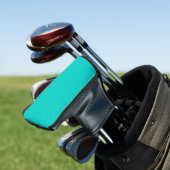 Couvre-club De Golf Néon turquoise texturé. (In Situ)