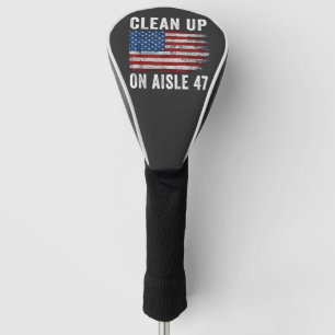 Couvre-club De Golf Nettoyer Sur L'Aisle 47 Chemise Impeach 47 Anti Tr
