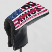Couvre-club De Golf "NO kings" Golf Head Cover (Devant 3/4)