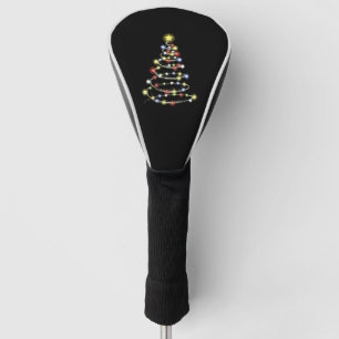 Couvre-club De Golf noël arbre lumière noël