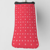 Couvre-club De Golf Noël Charme Motif 09 - (Tourné à 90°)