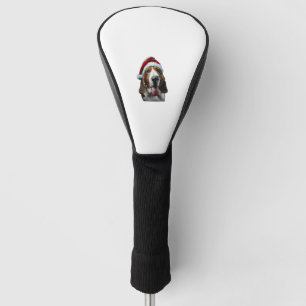 Couvre-club De Golf Noël de Basset Hound