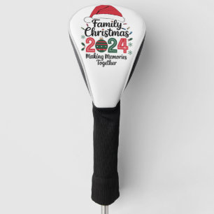 Couvre-club De Golf Noël en famille 2024 Créer des souvenirs ensemble