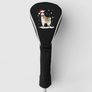 Couvre-club De Golf Noël Llama - Noël Alpaca