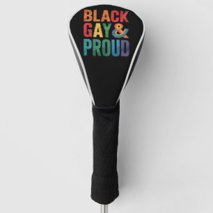 Couvre-club De Golf Noirs gays et fiers LGBTQ Noirs queers