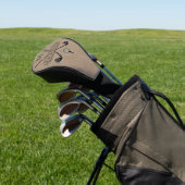 Couvre-club De Golf Nom initial monogramme classique (In Situ)