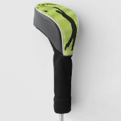 Couvre-club De Golf Nom modifiable Golfer sur le vert (Incliné)