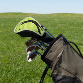 Couvre-club De Golf Nom modifiable Golfer sur le vert (In Situ)