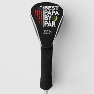 Couvre-club De Golf Nom personnalisé Best Papa By Par Par
