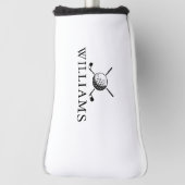 Couvre-club De Golf Nom Personnalisé Golf Ball Et Clubs (Tourné à 90°)