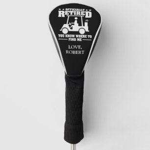 Couvre-club De Golf Nom personnalisé officiellement Retraité Cadeau Go