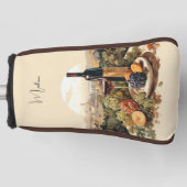 Couvre-club De Golf Nom personnalisé Wine Lover's (Devant)