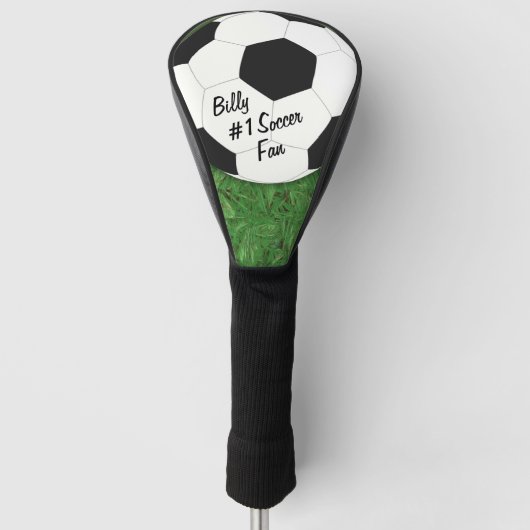 Couvre-club De Golf Nom Soccer Fan Sports Design (Devant)