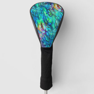 Couvre-club De Golf Nouvelle-Zélande Abalone Paua Shell Motif 1