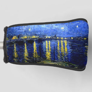 Couvre-club De Golf Nuit étoilée au-dessus du Rhône par van Gogh