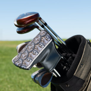 Couvre-club De Golf Numéros romains Horloge Vintage