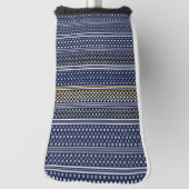 Couvre-club De Golf objets geo bleus (Tourné à 90°)