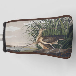 Couvre-club De Golf Œuvre d'art vintage d'Audubon sur le Courlis à lon