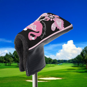 Couvre-club De Golf Oiseau Tropical Fantaisiste Personnalisé Flamant R