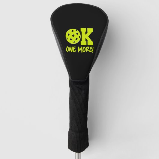 Couvre-club De Golf Ok encore - Pickleball (Devant)