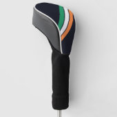 Couvre-club De Golf Old School Striped les années 70 80s Retro Racing  (Incliné)