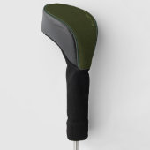 Couvre-club De Golf Olive foncé texturé (Incliné)