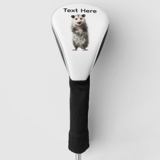 Couvre-club De Golf Opossum choqué drôle et surpris