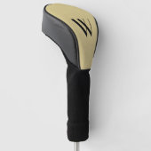 Couvre-club De Golf Or brossé doux (Incliné)