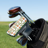 COUVRE-CLUB DE GOLF ORANGE FLEURS (In Situ)