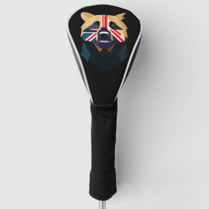 Couvre-club De Golf Ours Union Jack