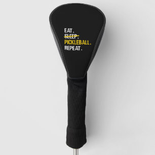 Couvre-club De Golf Paddleball - Mangez le sommeil Pickleball Répéter