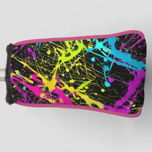 Couvre-club De Golf Paint Neon brillant