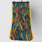 Couvre-club De Golf Paisley haché (Tourné à 90°)