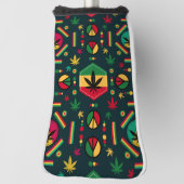 Couvre-club De Golf Paix mondiale (Tourné à 90°)