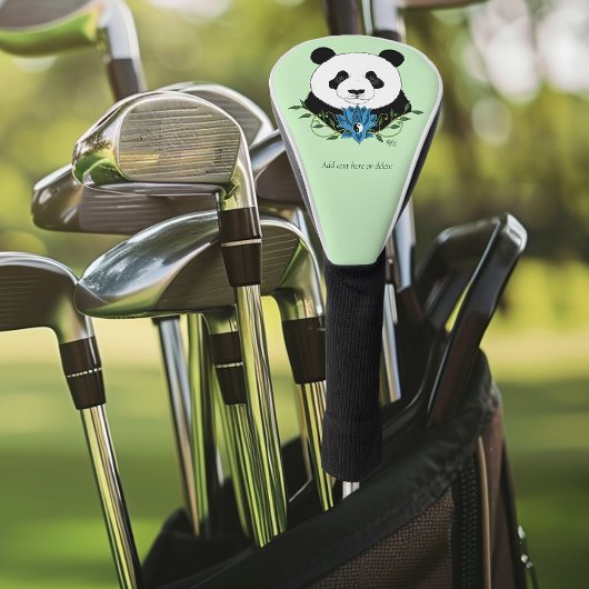 Couvre-club De Golf Panda Bear Lotus