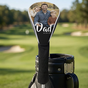 Couvre-club De Golf Papa a établi une photo de script moderne