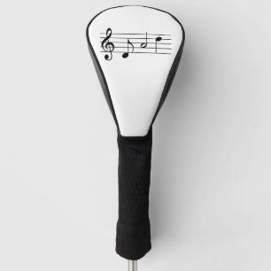 Couvre-club De Golf Papa épelé dans Music Notes