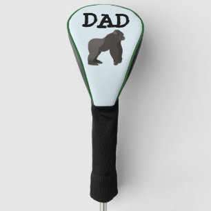 COUVRE-CLUB DE GOLF PAPA GORILLA GOLF DRIVER COVER PERSONNALISÉ FUNNY