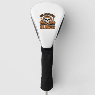 Couvre-club De Golf Papa Gymnastique Halloween Citrouille Vintage Crân