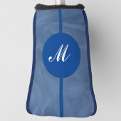 Couvre-club De Golf Papier monogramme à impression texturée (Tourné à 90°)