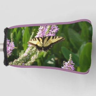 Couvre-club De Golf Papillon à queue d'hirondelle sur des fleurs sauva