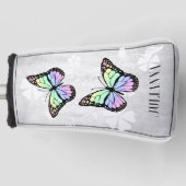 Couvre-club De Golf Papillon arc-en-ciel Floral Golf Head Cover (Devant)