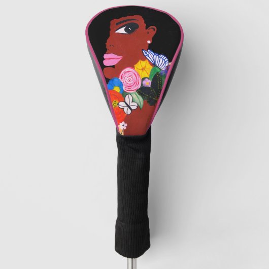 Couvre-club De Golf Papillon noir (Devant)