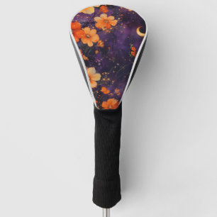 Couvre-club De Golf Papillon Vintage Fleur Sauvage (10)