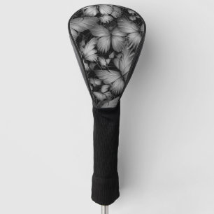 Couvre-club De Golf Papillons gris Imprimer