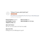 Couvre-club De Golf Parcours Pink Fun Club Monogramme