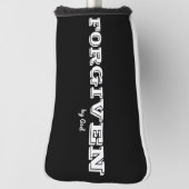 Couvre-club De Golf Pardonné par Dieu chrétien (Tourné à 90°)