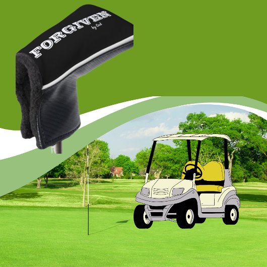 Couvre-club De Golf Pardonné par Dieu chrétien